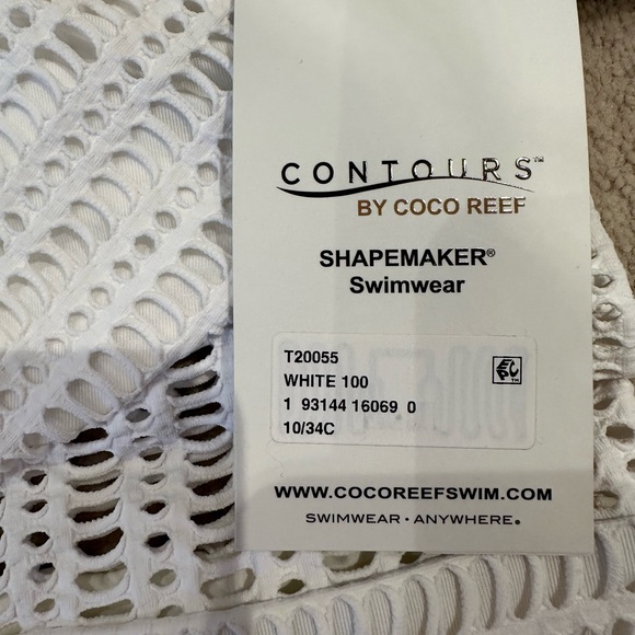 NWT New Designer Cutout Swimsuit Bathing Suit COCO REEF SHAPEMAKER Size 10 34C - Picture 4 of 12